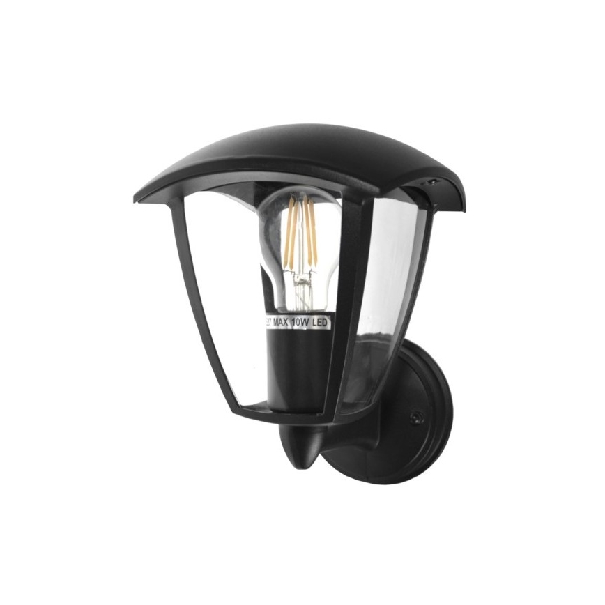 Venkovní nástěnné svítidlo SURVA 1xE27/60W/230V IP44 černá