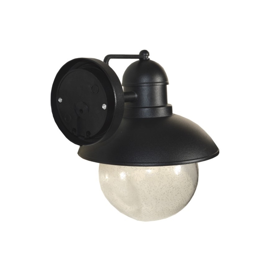 Venkovní nástěnné svítidlo WILDA 1xE27/60W/230V IP44 černá