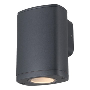 Venkovní nástěnné svítidlo ZEVI 1xGU10/10W/230V IP54 antracit