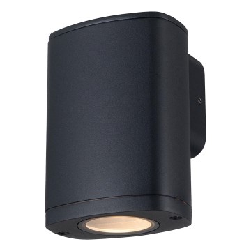 Venkovní nástěnné svítidlo ZEVI 1xGU10/10W/230V IP54 černá