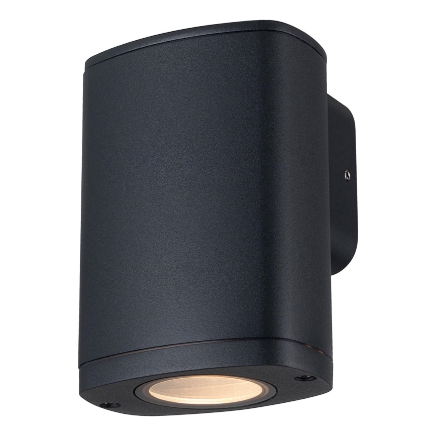 Venkovní nástěnné svítidlo ZEVI 1xGU10/10W/230V IP54 černá