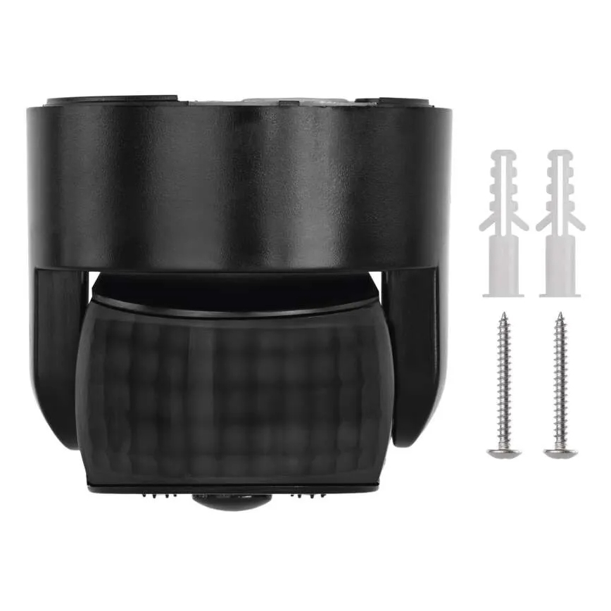 Venkovní senzor pohybu a soumraku PIR 1200W/230V IP65 černá