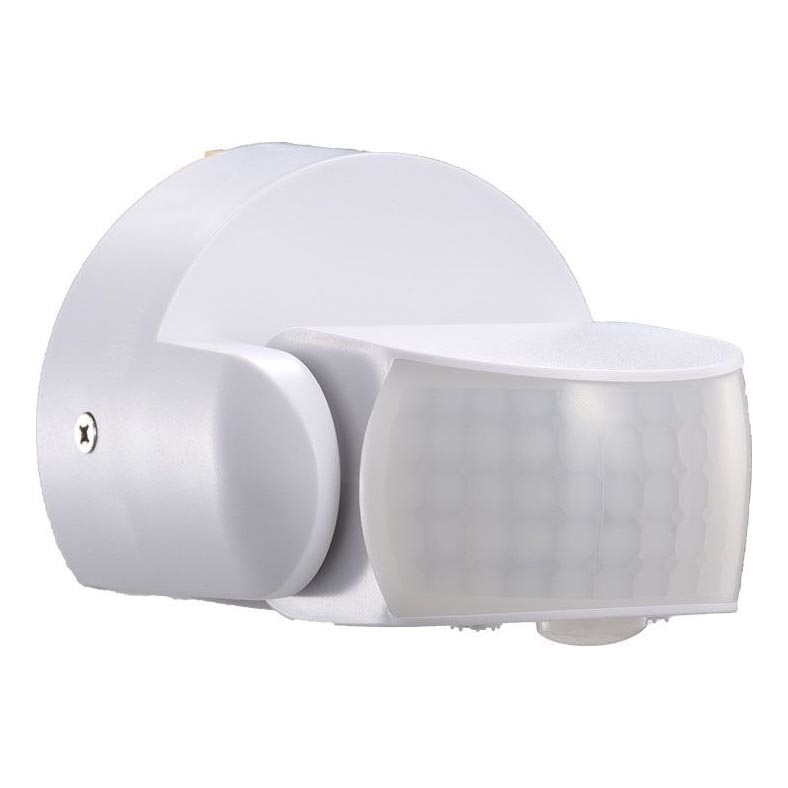 Venkovní senzor pohybu infračervený 180/360° 600W/230V IP65 bílá