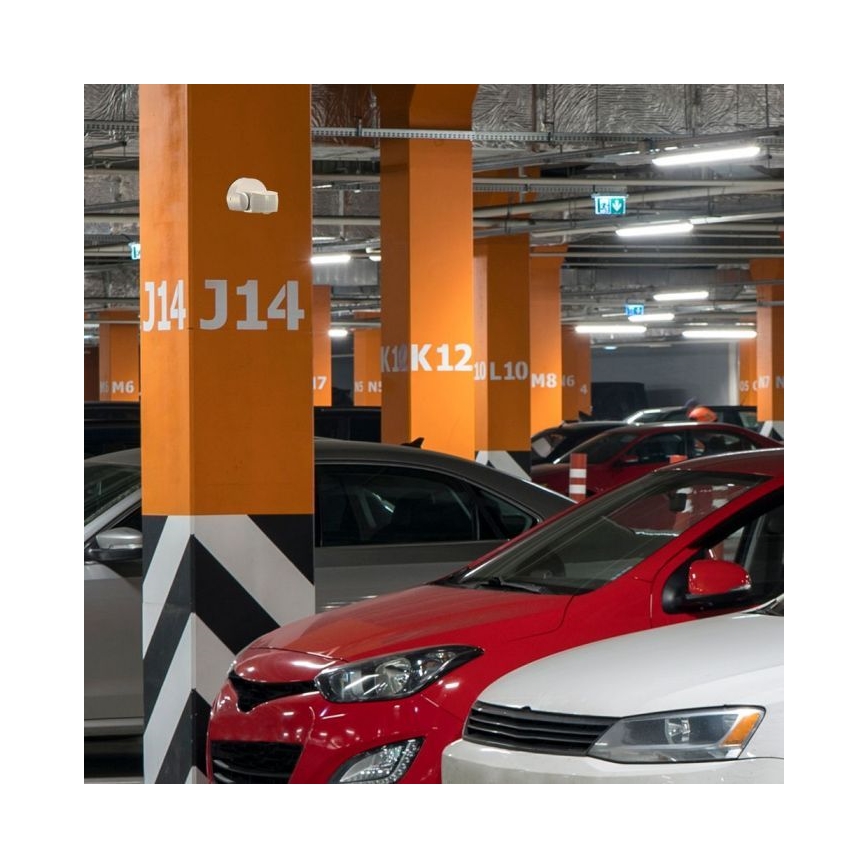 Venkovní senzor pohybu infračervený 180° 230V IP65 bílá