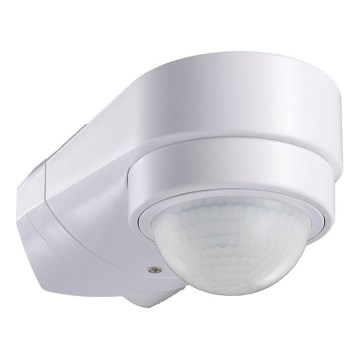 Venkovní senzor pohybu infračervený 240° 600W/230V IP65 bílá