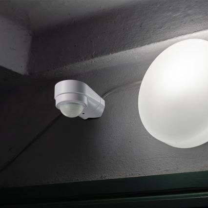 Venkovní senzor pohybu infračervený 240° 600W/230V IP65 bílá