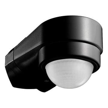 Venkovní senzor pohybu infračervený 240° 600W/230V IP65 černá