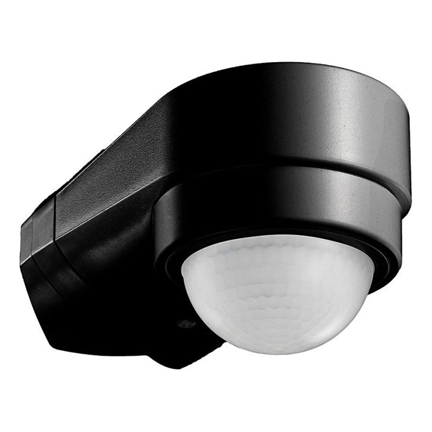 Venkovní senzor pohybu infračervený 240° 600W/230V IP65 černá