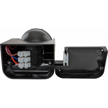 Venkovní senzor pohybu PIR 1200W/230V IP44 černá
