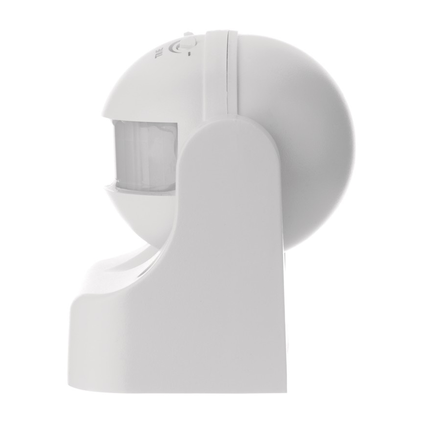 Venkovní senzor pohybu PIR B 180° 1200W/230V IP44 bílý