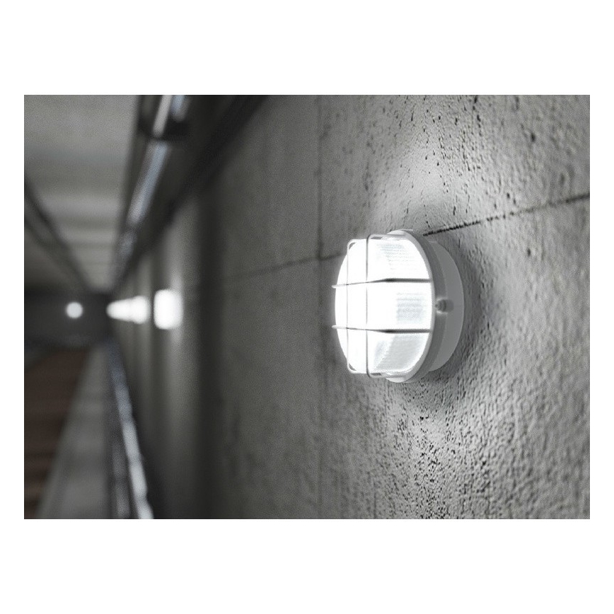 Venkovní stropní svítidlo 1xE27/100W/230V červená IP44