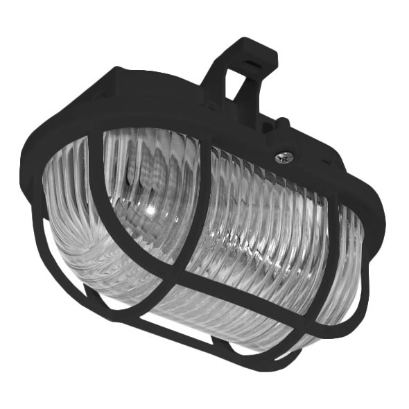 Venkovní stropní svítidlo OVAL 1xE27/60W/230V IP44