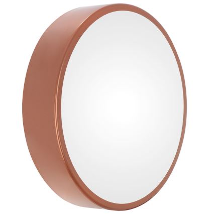 Venkovní stropní svítidlo se senzorem CLEO 3xE27/24W/230V pr. 40 cm měděná IP54