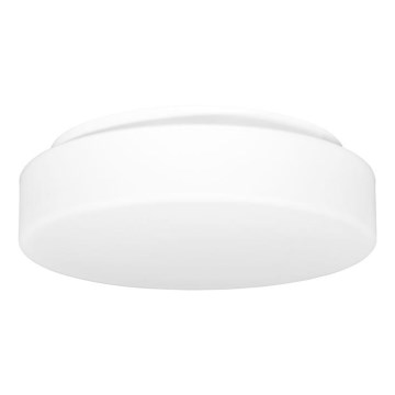 Venkovní stropní svítidlo se senzorem HECTOR 1xE27/60W/230V pr. 30 cm IP44 opál bílá