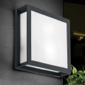 Venkovní svítidlo HENRY 2xE27/15W/230V 26x26 cm IP44 antracit