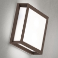 Venkovní svítidlo HENRY 2xE27/15W/230V 26x26 cm IP44 hnědá