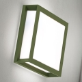 Venkovní svítidlo HENRY 2xE27/15W/230V 26x26 cm IP44 zelená