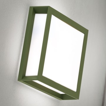 Venkovní svítidlo HENRY 2xE27/15W/230V 26x26 cm IP44 zelená