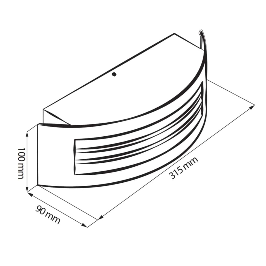 Venkovní svítidlo SITOM 1xE27/14W/230V IP44