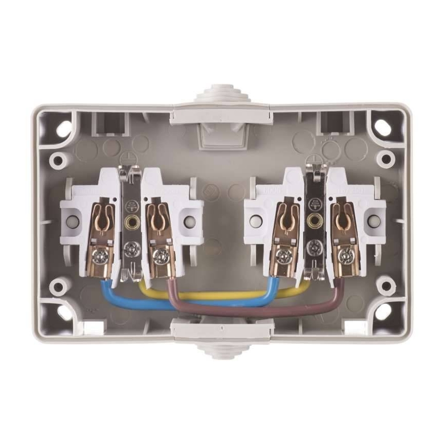 Venkovní zásuvka SCHUKO 250V/16A IP44 2Z