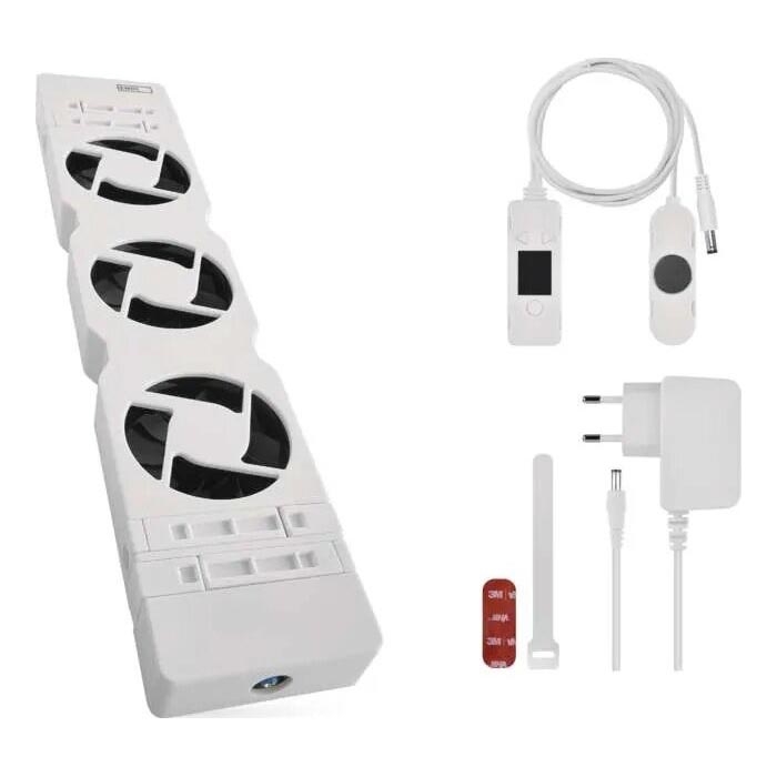 Ventilátor pod topení 5/230V bílá