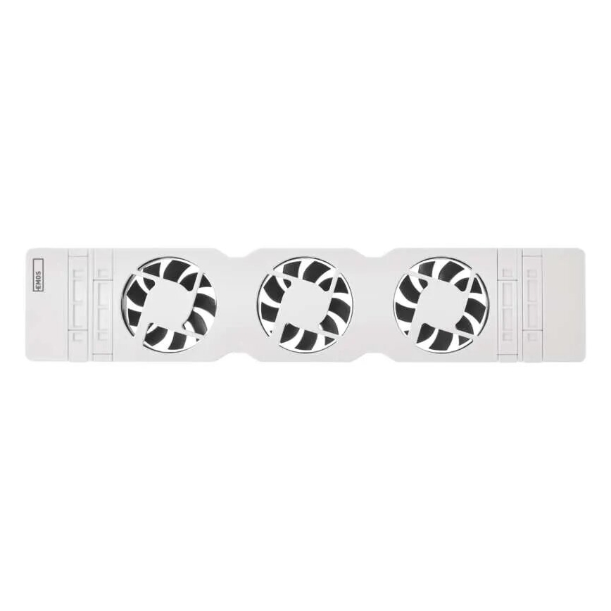 Ventilátor pod topení 5/230V bílá