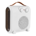 Ventilátor s topným tělesem 1000/2000W/230V bílá