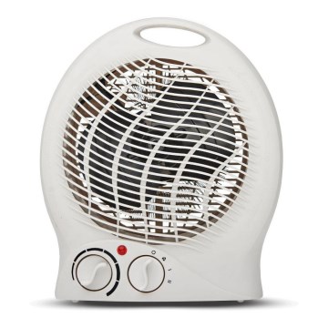 Ventilátor s topným tělesem ZEFIR 1000/2000W/230V bílá