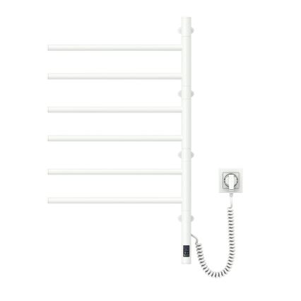 Vertaduro - Elektrický otočný sušák na ručníky s termostatem ARA 105W/230V 80x49 cm IP44 bílá