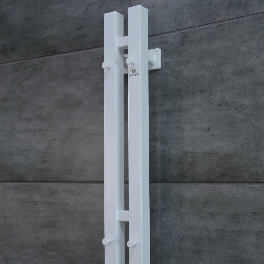 Vertaduro - Elektrický sušák na ručníky s termostatem VEO 70W/230V 120x9 cm IP44 bílá pravá