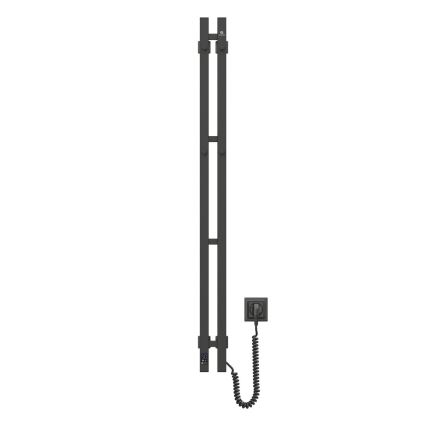 Vertaduro - Elektrický sušák na ručníky s termostatem VEO 70W/230V 120x9 cm IP44 černá pravá