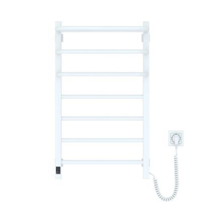 Vertaduro - Elektrický sušák na ručníky s termostatem DOR 155W/230V 80x48 cm IP44 bílá pravá