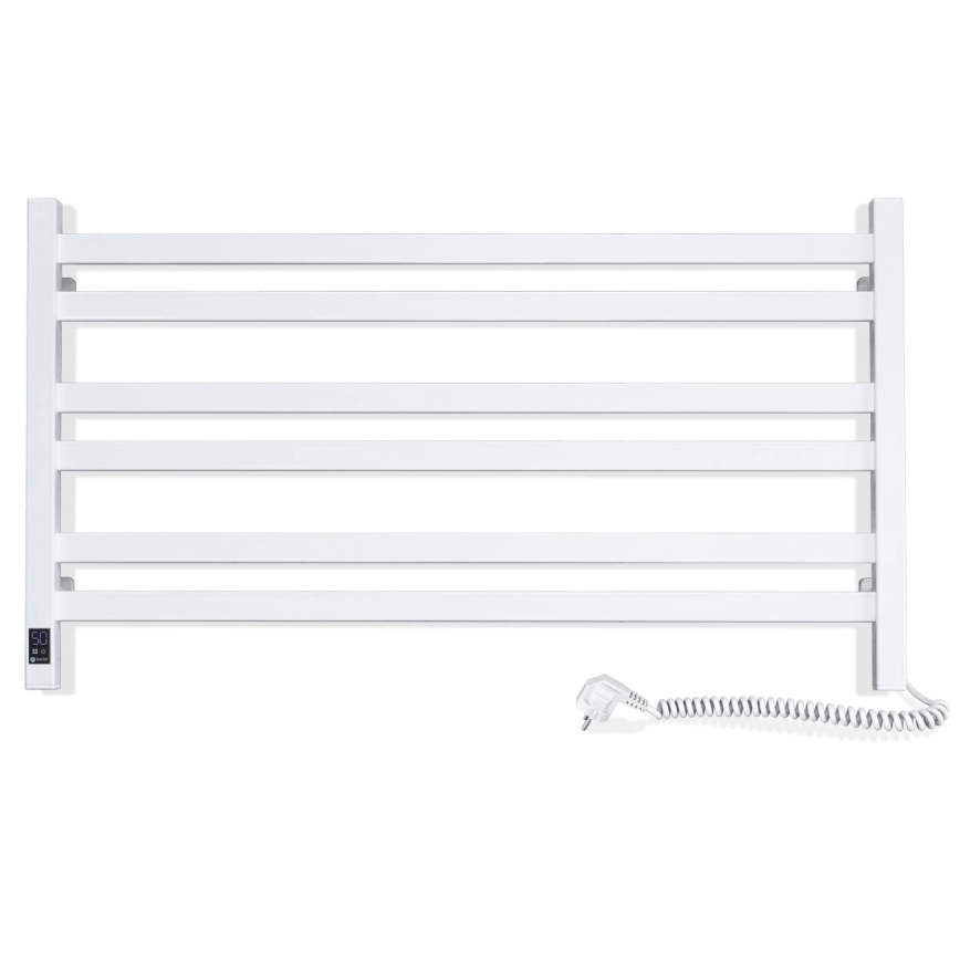 Vertaduro - Elektrický sušák na ručníky s termostatem AVA 181W/230V 50x90 cm IP44 bílá pravá