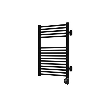 Vertaduro - Koupelnový otočný radiátor s termostatem MEG 400W 78x50 cm černá