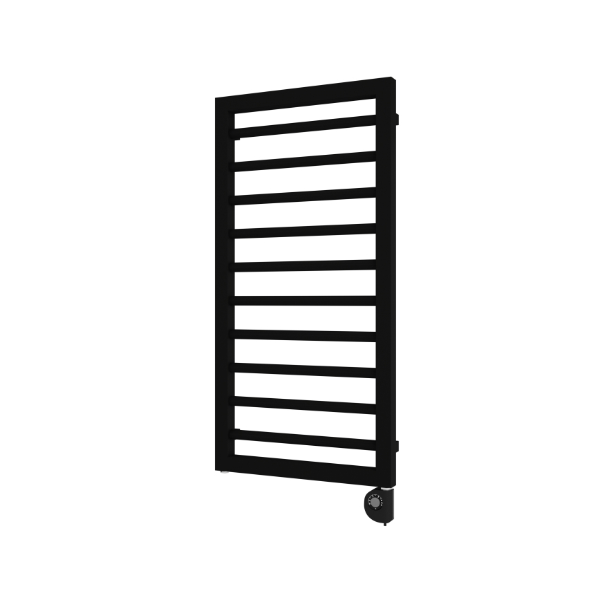 Vertaduro - Koupelnový radiátor s termostatem ADEL 400W 100x50 cm černá
