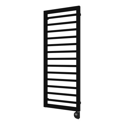Vertaduro - Koupelnový radiátor s termostatem ADEL 600W 128x50 cm černá