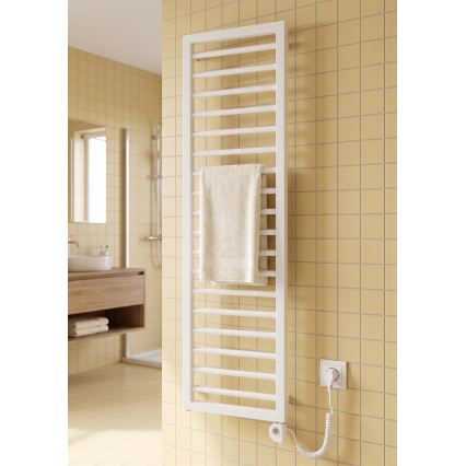 Vertaduro - Koupelnový radiátor s termostatem ADEL 600W 172x50 cm bílá
