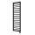 Vertaduro - Koupelnový radiátor s termostatem ADEL 600W 172x50 cm černá