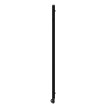 Vertaduro - Koupelnový radiátor s termostatem ERDA 400W 180x5 cm černá