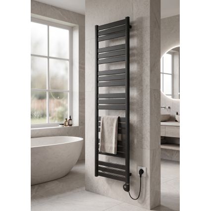 Vertaduro - Koupelnový radiátor s termostatem LUCY 800W 177x50 cm antracit