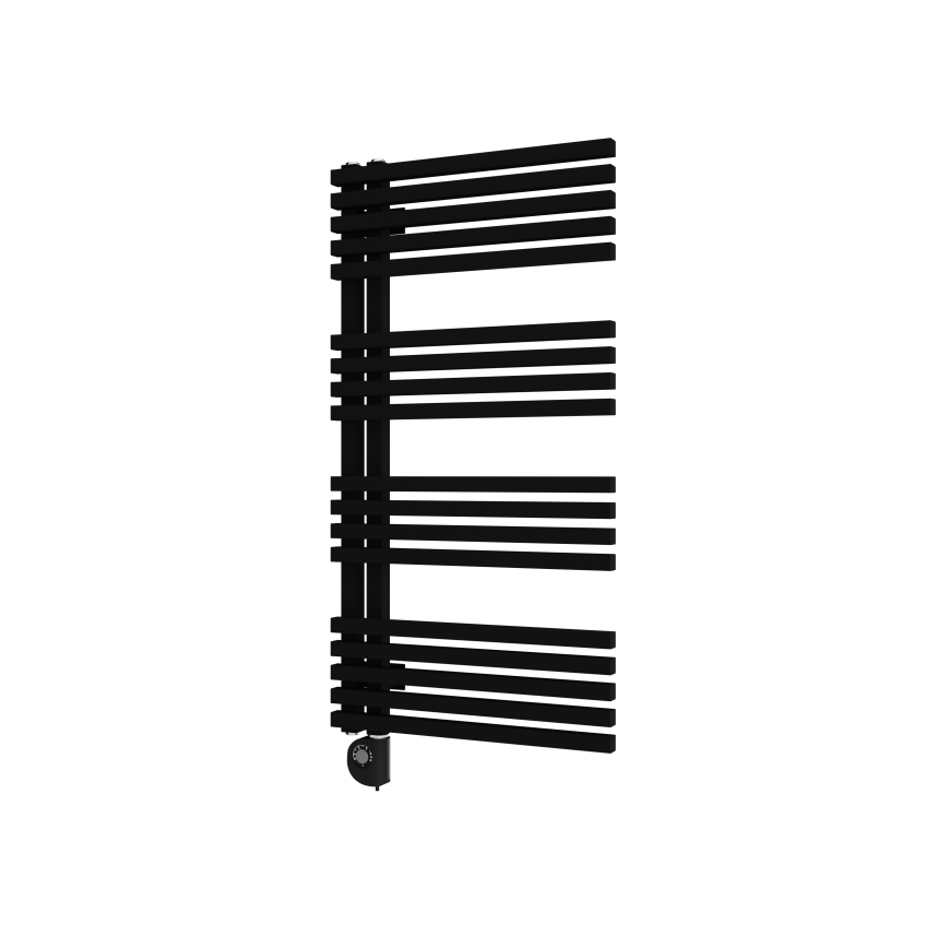 Vertaduro - Koupelnový radiátor s termostatem MICHELLE 600W 97x50 cm černá