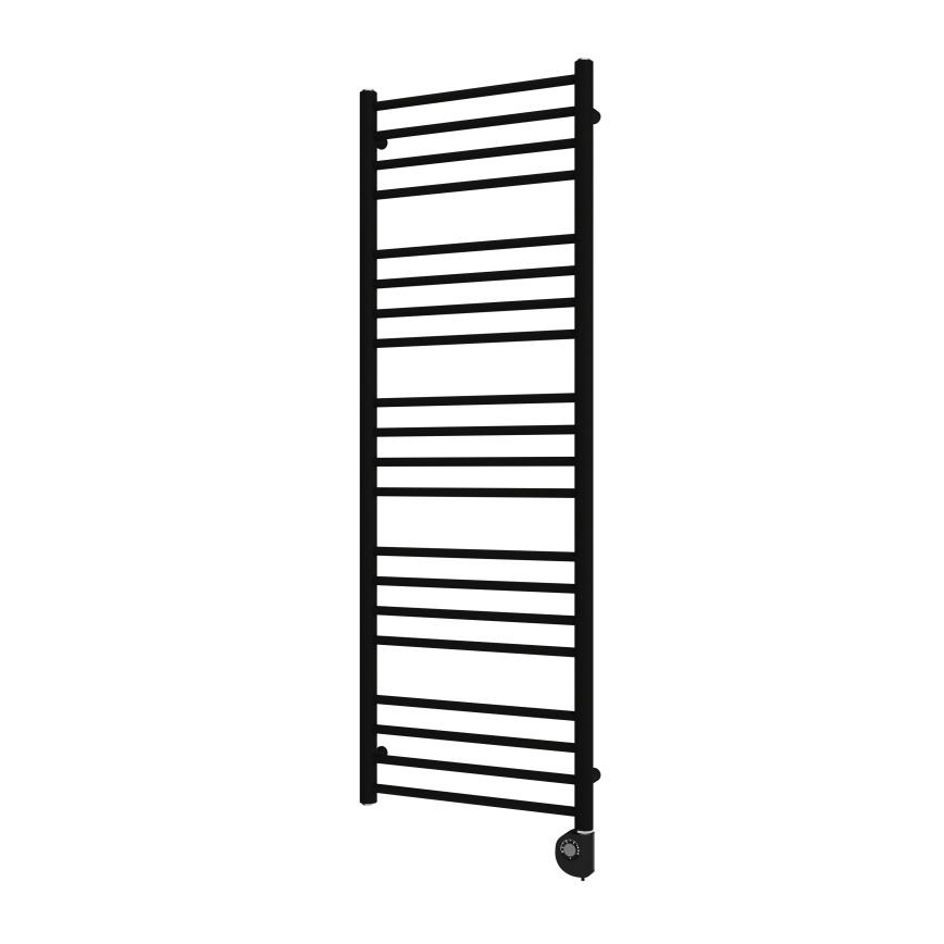 Vertaduro - Koupelnový radiátor s termostatem SIMONE 600W 144x50 cm černá