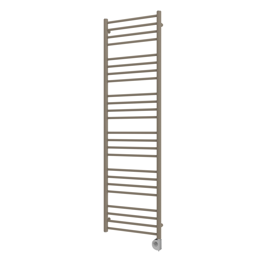 Vertaduro - Koupelnový radiátor s termostatem SIMONE 600W 174x50 cm taupe