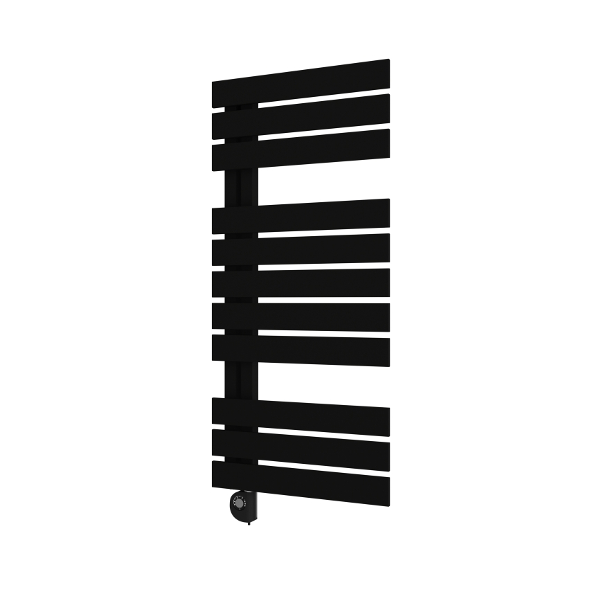 Vertaduro - Koupelnový radiátor s termostatem ZIVA 500W 109x50 cm černá