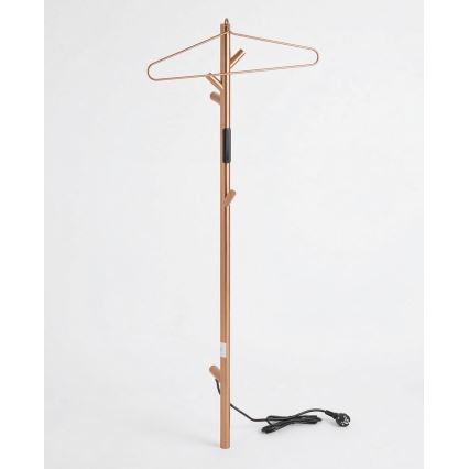 Věšák pro elektrický sušák ručníků 45x12,2 cm měděná