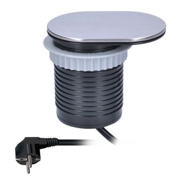 Vestavná USB zásuvka s posuvným víčkem 10A/230V