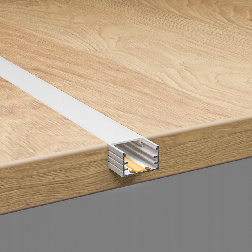 Vestavný profil pro LED pásky 1 m bílá