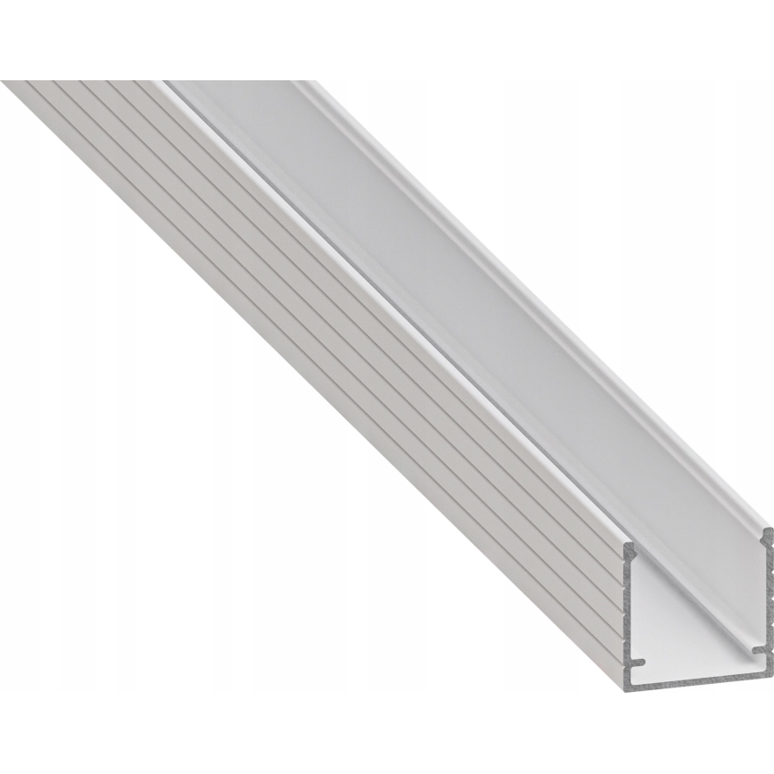 Vestavný profil pro LED pásky 1 m bílá