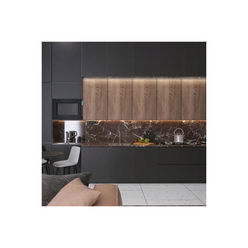 Vestavný profil pro LED pásky 1 m černá/bílá