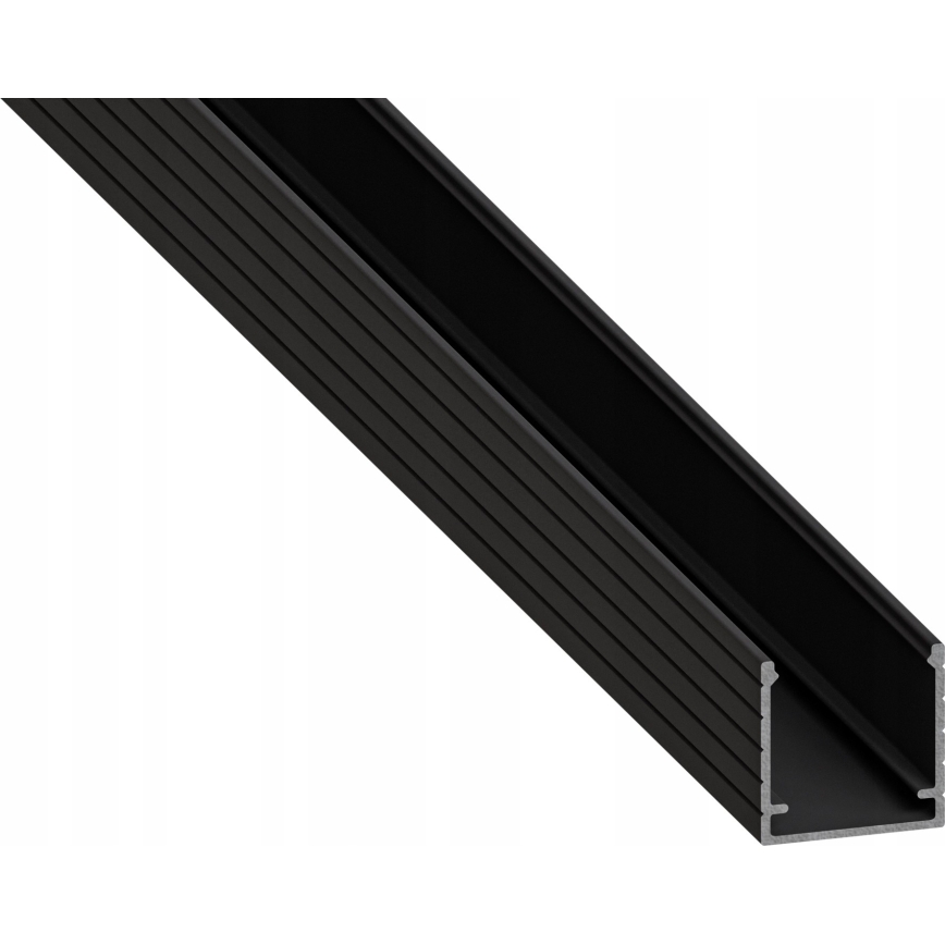 Vestavný profil pro LED pásky 1 m černá/bílá